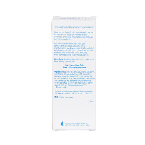 Vanicream Daily Facial Moisturizer – 89ml