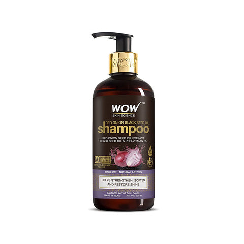 WOW Skin Science Red Onion Black Seed Oil Shampoo