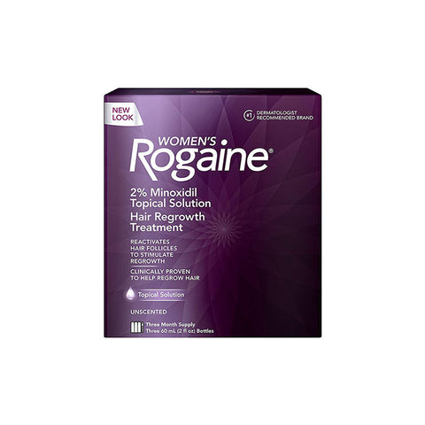 Women’s Rogaine 2% Minoxidil Topical Solution Hair Regrowth Treatment