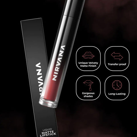 Nirvana Sweet Sin Liquid Matte Lipstick 5ml (P.R.C)