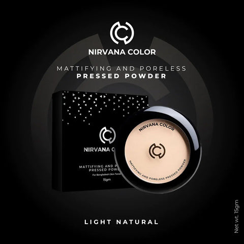 Nirvana Light Natural Pressed Powder 15gm (P.R.C)