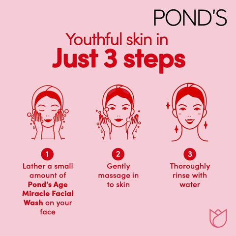 Pond's age miracle face wash 100ml (Thailand)