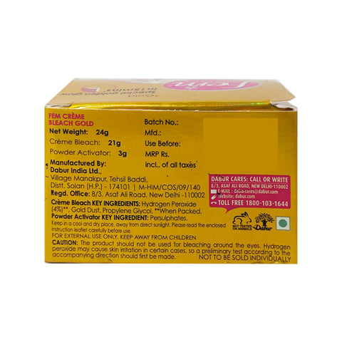 Fem [Gold dust] bleach cream 24gm (India)