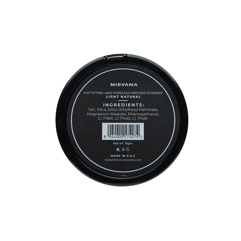 Nirvana Light Natural Pressed Powder 15gm (P.R.C)