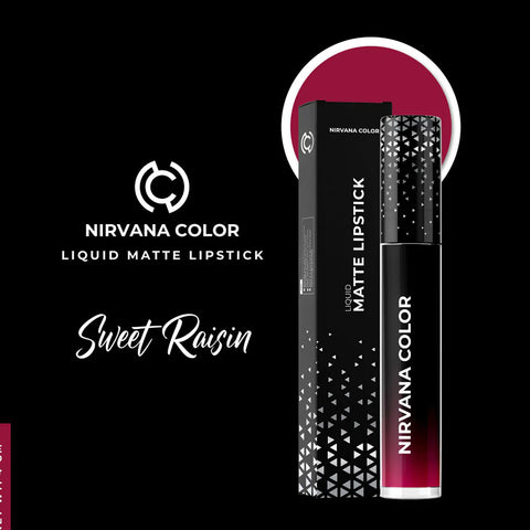 Nirvana Sweet Raisin Liquid Matte Lipstick 5ml (P.R.C)