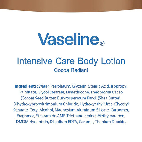 Vaseline [Cocoa radiant] body lotion 100ml (Indonesia)