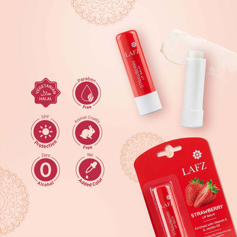 Lafz [Strawberry] lip balm (India)