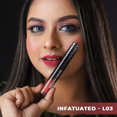 Nirvana Infatuated Liquid Matte Lipstick 5ml (P.R.C)