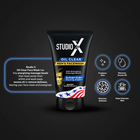 Studio X [Oil clear] men's face wash 100ml