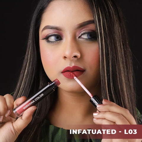 Nirvana Infatuated Liquid Matte Lipstick 5ml (P.R.C)