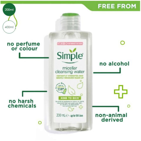 Simple Kind To Skin Micellar Cleansing Water