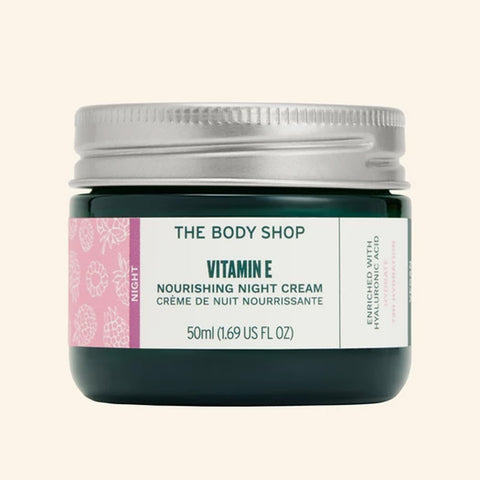 The body shop vitamin E nourshing [night cream] 50ml (U.K)