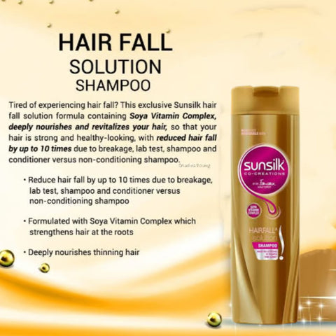 Sunsilk shampoo [Hair fall solution] 300ml (Thailand)