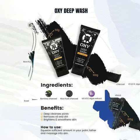 Oxy [Deep wash] face wash 100gm (Japan)